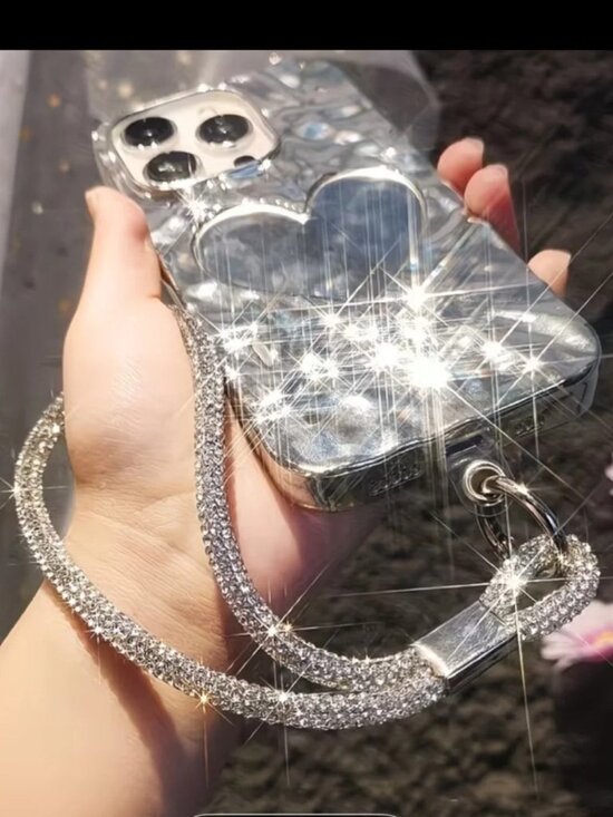 Accessories - Sparkly Silver Keychain